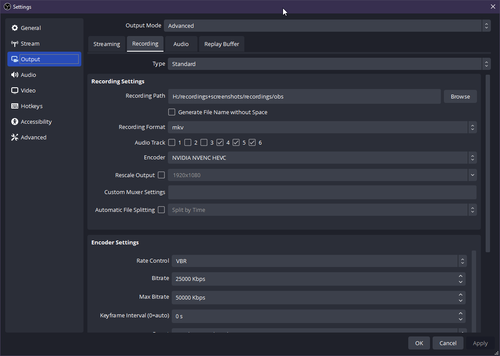 Ein Blick in meine Einstellungen